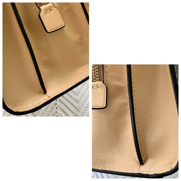 COACH 1941 Serra Colorblock Satchel Oxblood Multi - Picture 14 of 16